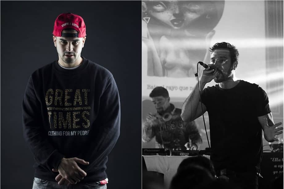 Shotta (Izq), y Sharif (Der), estarán este domingo en Kukaramakara con lo mejor de sus repertorios en casi 15 y 20 años de carrera, respectivamente.