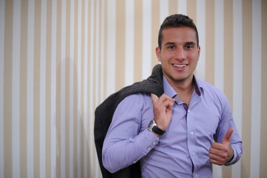 El bicicrosista Carlos Alberto Ramírez fue uno de los premiados por El Espectador y Movistar. / Mauricio Alvarado