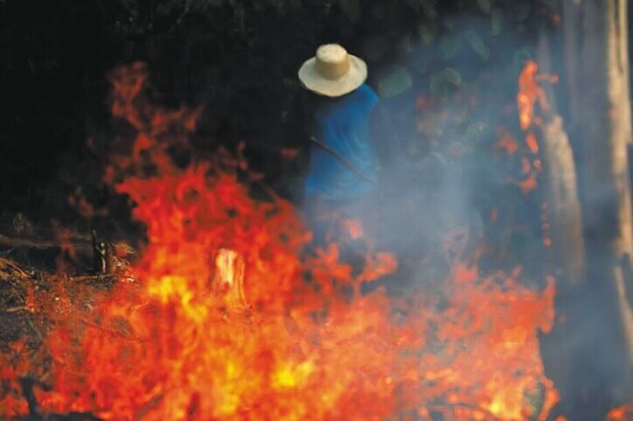 Imagen de los incendios en Amazonia. / Cortesía