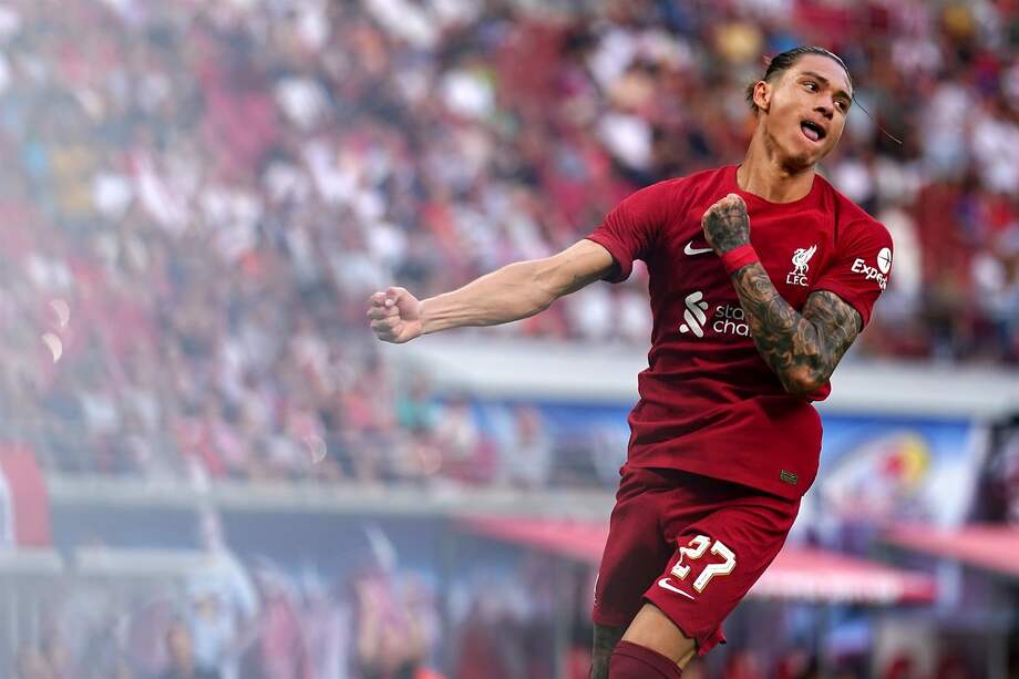 Darwin Nuñez, delantero del Liverpool // EFE