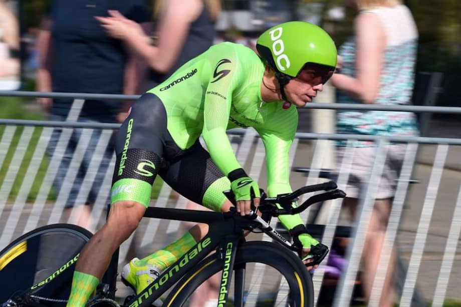 Rigo perdió tiempo en la contrarreloj de 40 kilómetros. Foto: Cannondale