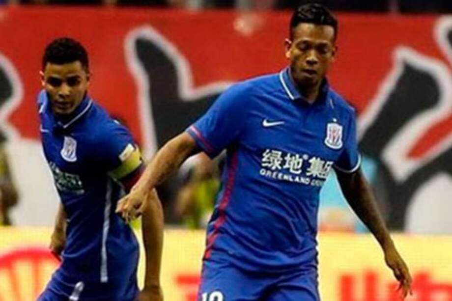 Freddy Guarín y Gio Moreno anotaron en la victoria 3-2 del Shanghai Shenhua. / Gol Caracol