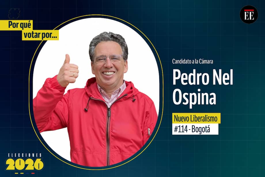 Pedro Nel Ospina, candidato a la Cámara.