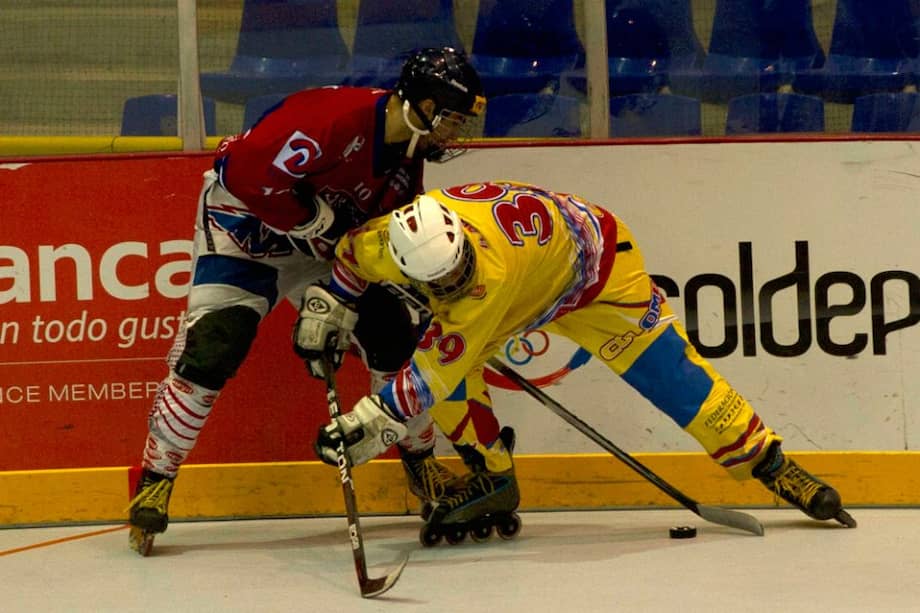 Aun con la derrota, la selección colombiana de hockey en línea tuvo una buena participación el cita mundialista.