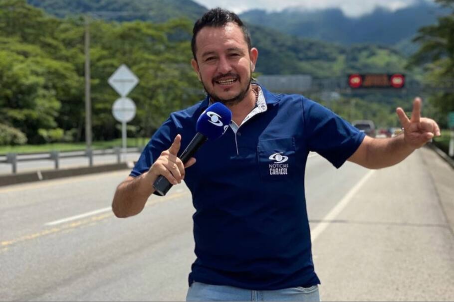 Sneyder Rico lleva 7 años como reportero en 'Noticias Caracol'.