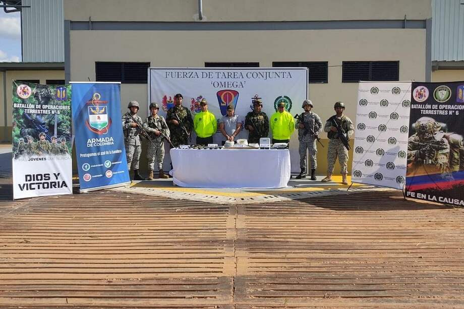 El hombre fue capturado en medio de una operación realizada por el Ejército Nacional y la Policía Nacional en Calamar (Guaviare).