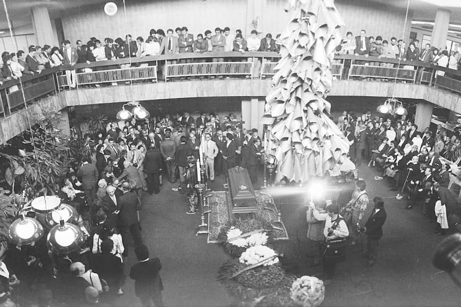 Este fue el día del funeral de Don Guillermo Cano en las instalaciones del diario El Espectador. /Archivo