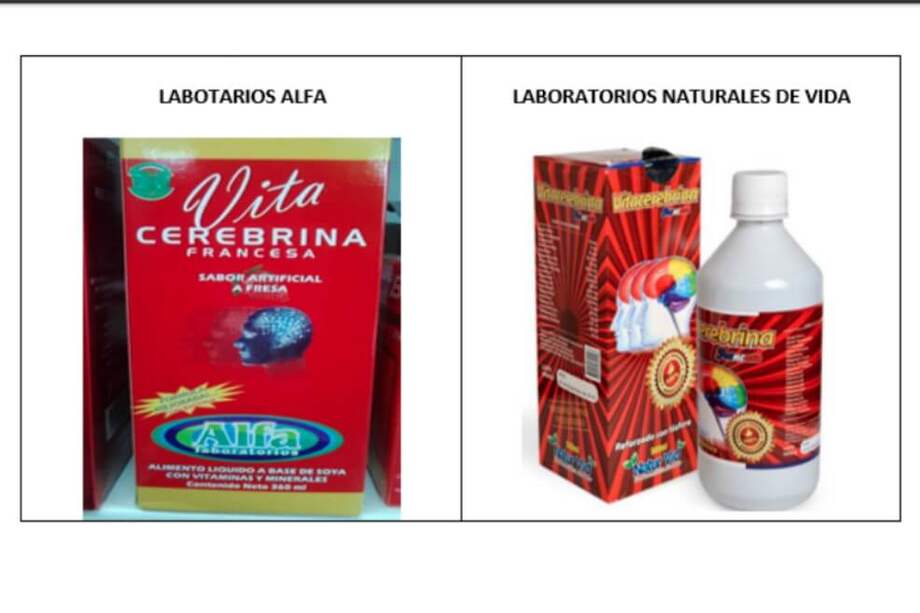 Esta es la imagen del producto ilegal. / Invima