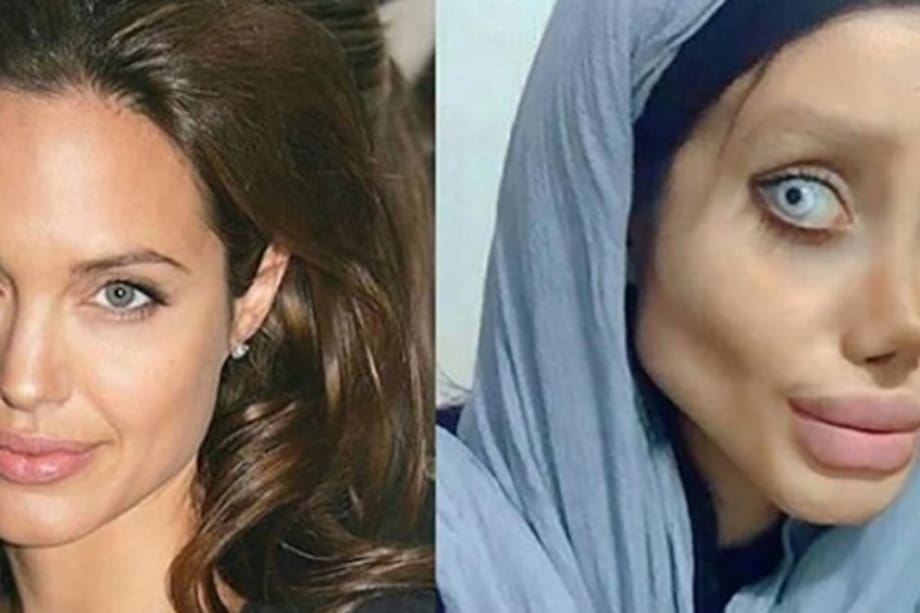 Mujer obsesionada por Angelina Jolie