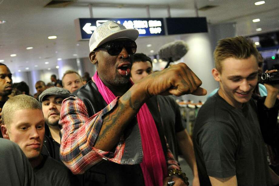 Dennis Rodman, exjugador de la NBA. Foto: AFP