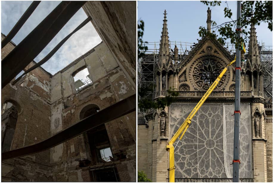 Para la reconstrucción de Notre Dame han sido prometidos 960 millones de dólares, para la del Museo Nacional de Rio, la cifra llega a 280.000 mil dólares. / AFP