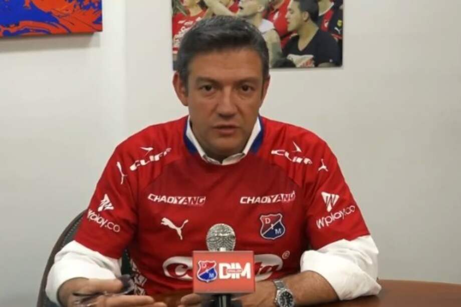 Michael Gil Gómez, presidente del Independiente Medellín. / @DonRaulDIM