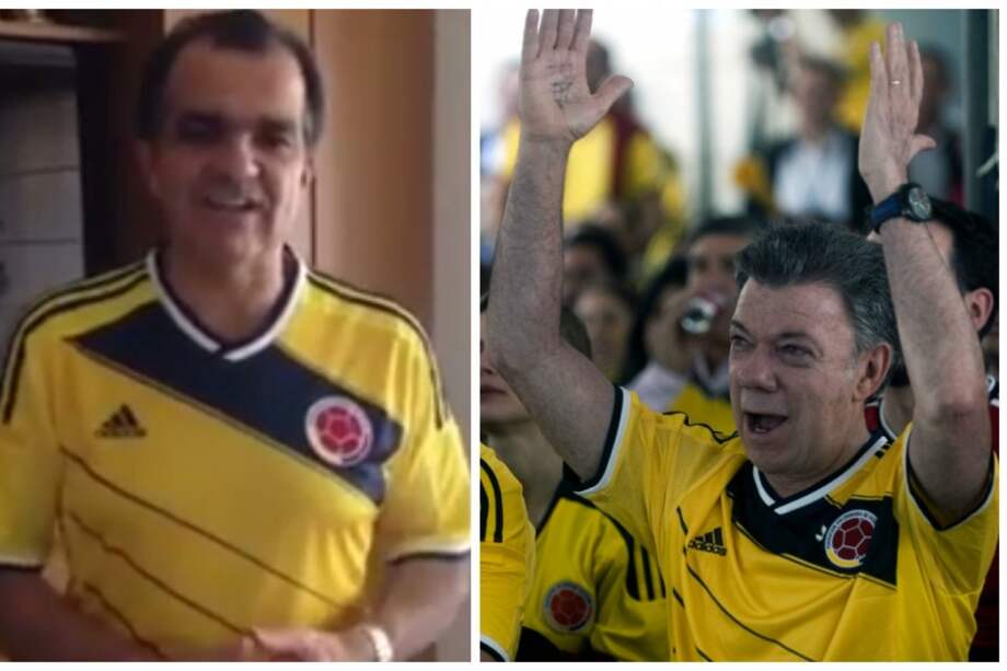 Óscar Iván Zuluaga y Juan Manuel Santos.