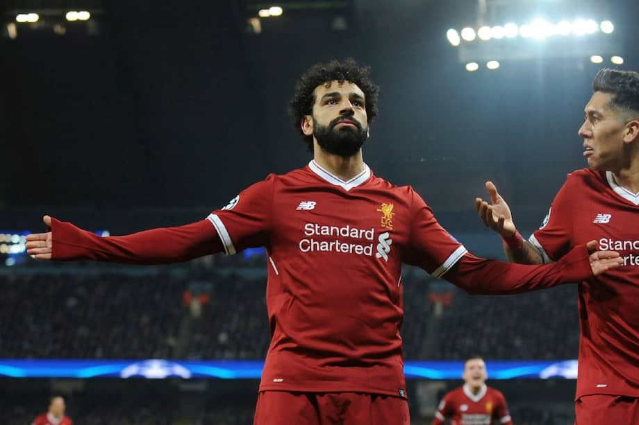 Mohamed Salah, la gran figura del Liverpool de Inglaterra, semifinalista de la Uefa Champions League. / AP