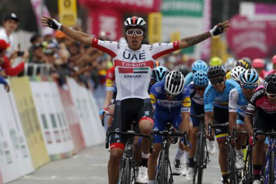 Molano ganó la tercera etapa de la última edición del Tour Colombia 2.1. / EFE