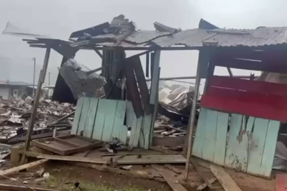 La caseta era usada por las disidencias de las Farc para fabricar y guardar explosivos.