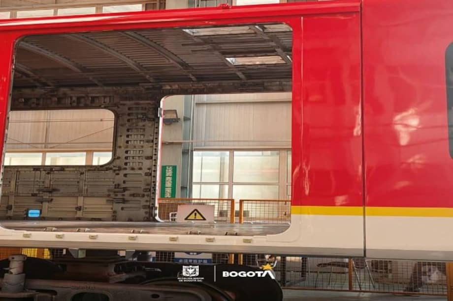 Las fotos enviadas desde China muestran como se ven los nuevos vagones del Metro de Bogotá.