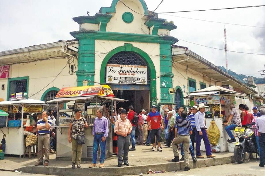 Plaza de mercado Los Fundadores, en Santa Rosa de Cabal. / Cortesía