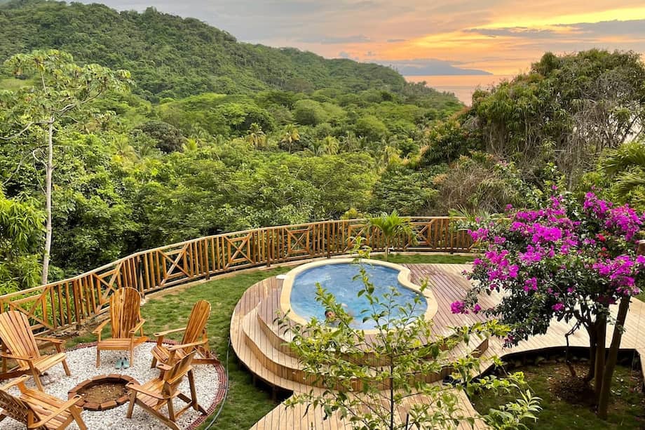 Eco-Cabaña en medio de la selva y el mar, en Palomino.