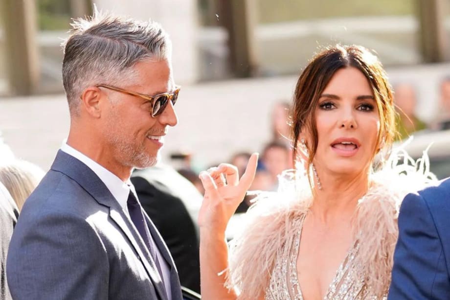 Sandra Bullock y su novio.