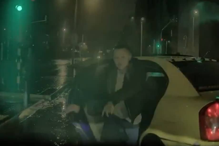 El conductor se salvó de un robo.