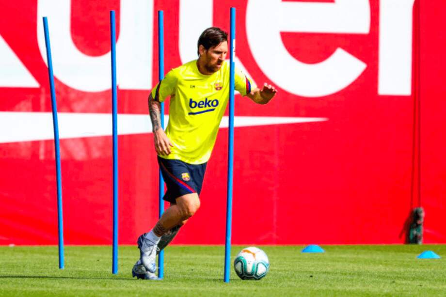 Messi fue uno de los primeros en llegar este viernes. / Barcelona