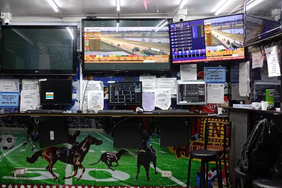 Casa de apuestas ilegal en el barrio Santa Fe.