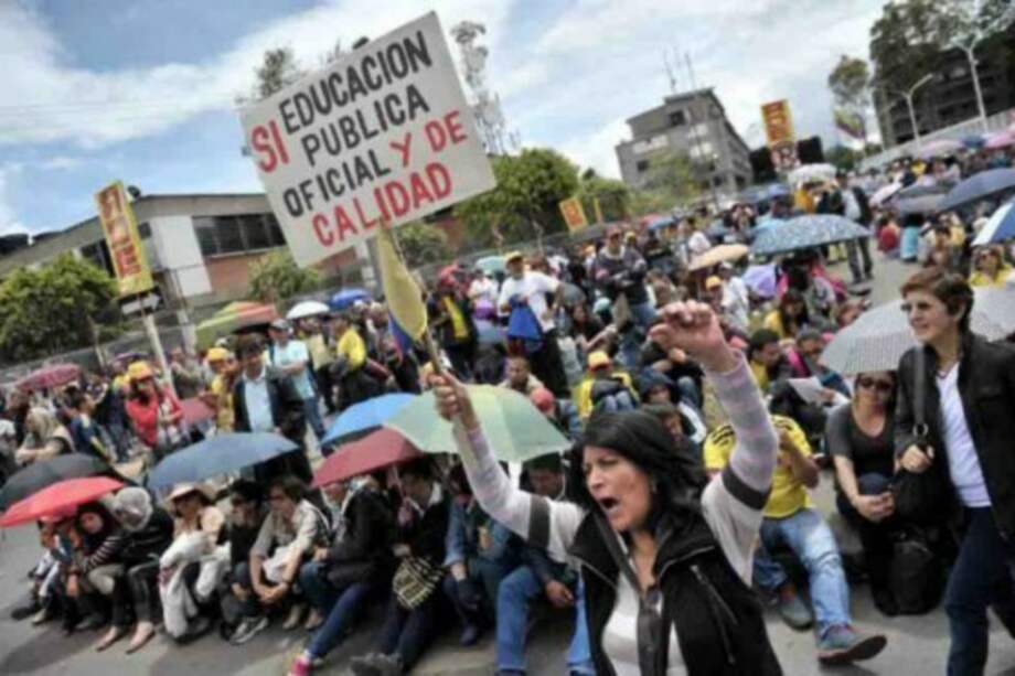 Fecode seguirá participando en las marchas del 17 de noviembre. / Foto: Archivo El Espectador