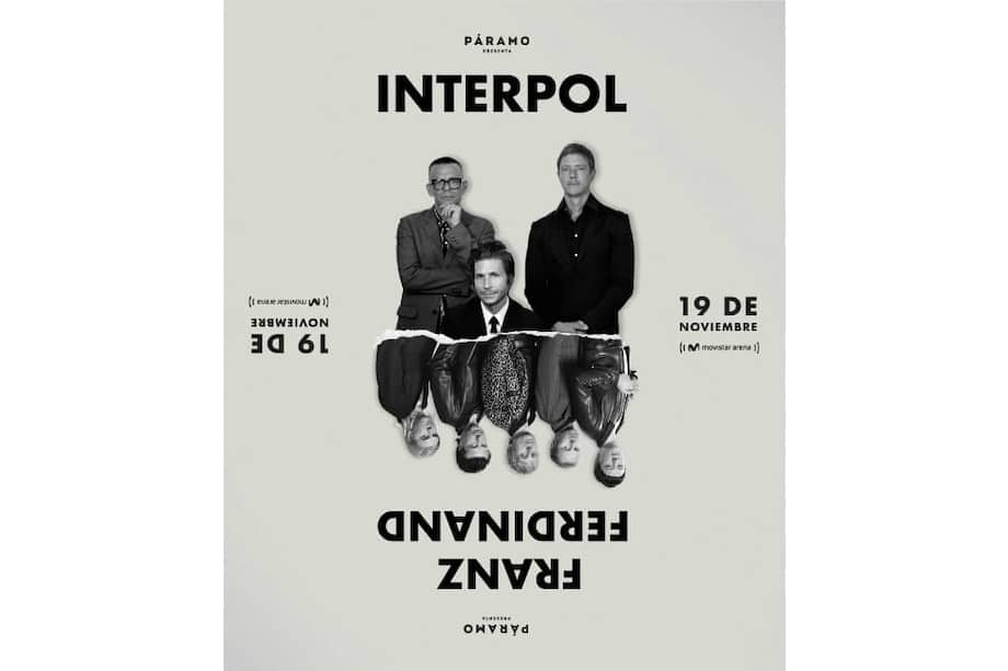 Interpol y Franz Ferdinand en Bogotá. / Cortesía