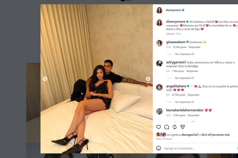 Esta fue una de las fotos que Dianny More compartió junto a Exotic DJ.