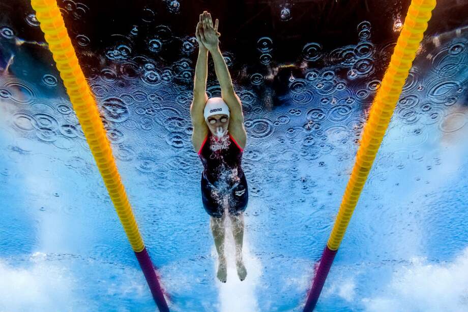 Katinka Hosszu, nadadora húngara campeona de los 200 metros estilos. / AFP