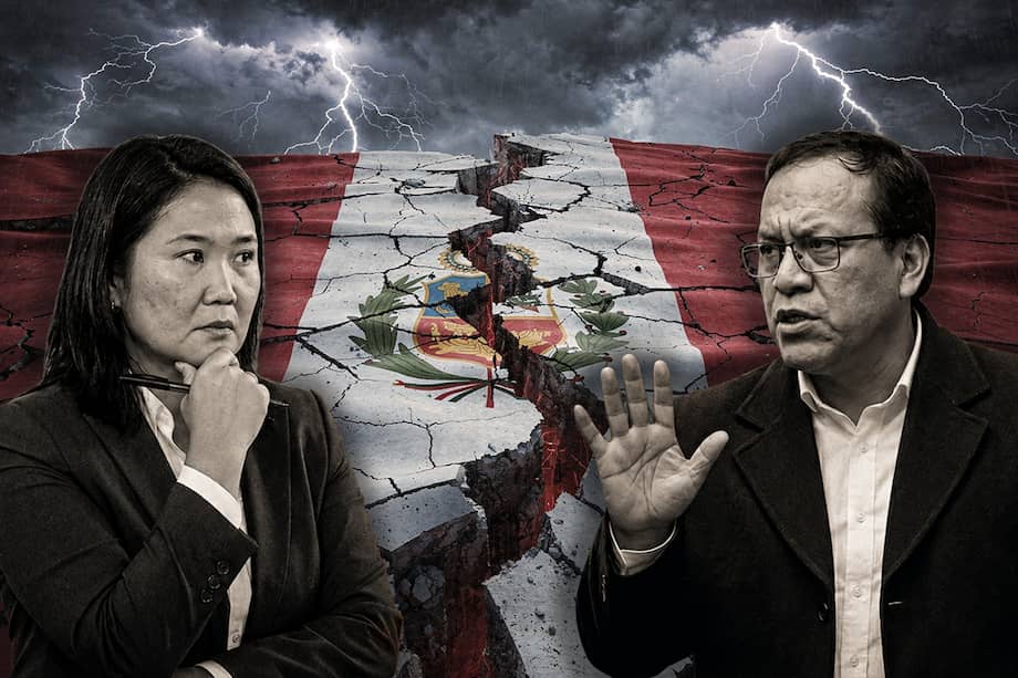 En las elecciones presidenciales de Perú se enfrentan Keiko Fujimori y Roberto Sánchez.
