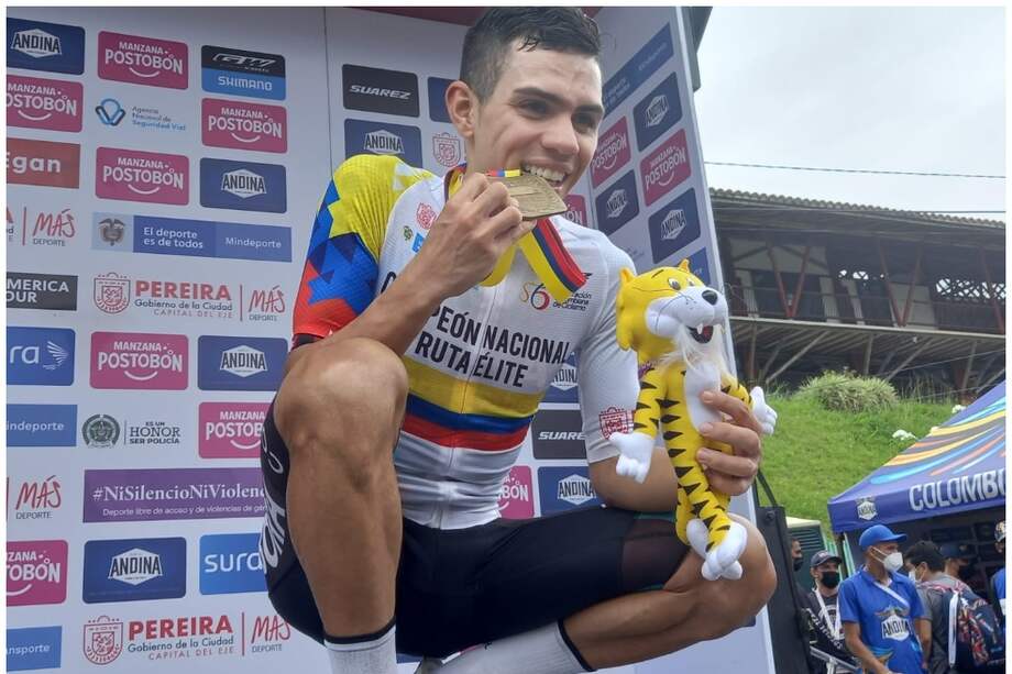 El ciclista antioqueño Sergio Andrés Higuita se coronó campeón nacional de ruta 2022.