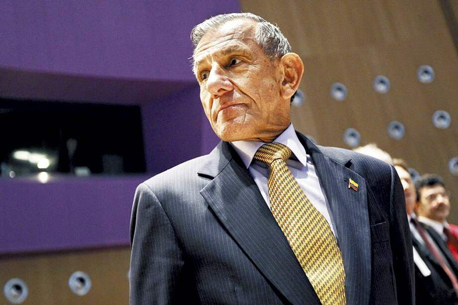 Julio Londoño Paredes, el día de la lectura del fallo en la Corte de La Haya. / AFP