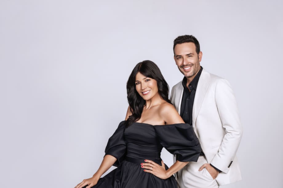 Sebastián Martínez y Kathy Sáenz.