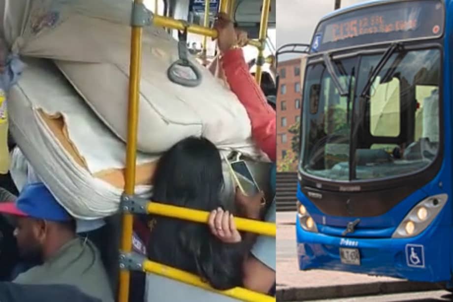 La indignación no solo se quedó en el SITP sino trascendió a las redes sociales con el video que registró un usuario.