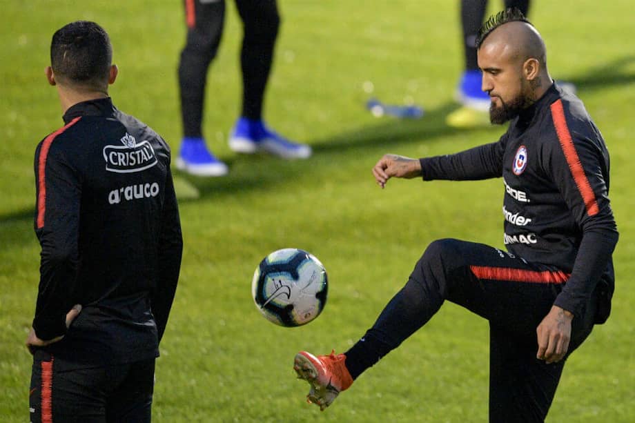 Arturo Vidal es el jugador más destacado del equipo chileno. / AFP