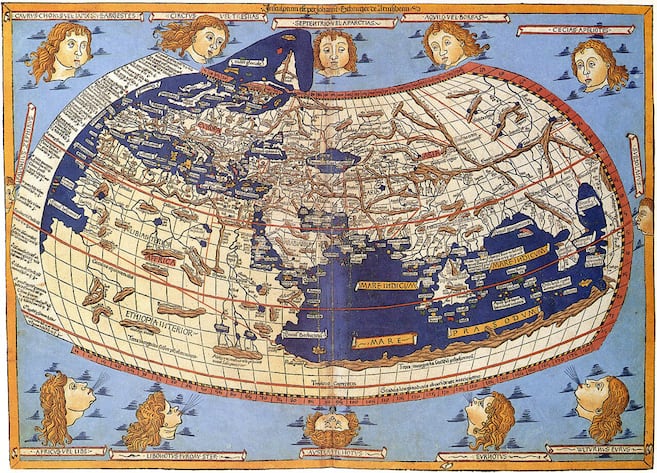 Claudio Ptolomeo y la pintura del mundo que perduró 1500 años