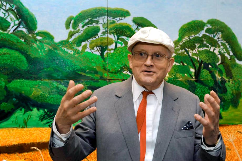 Fotografía de archivo de David Hockney en 2009.