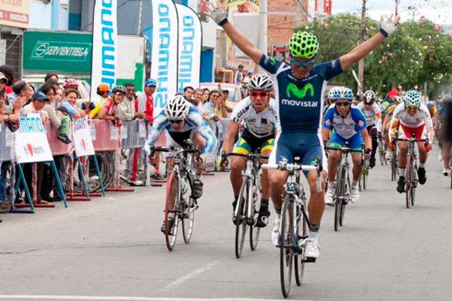 Byron Guamá ganó la segunda etapa de la Vuelta a Colombia