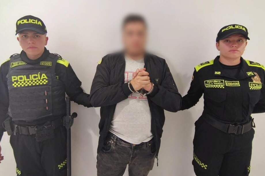 Capturado en flagrancia.