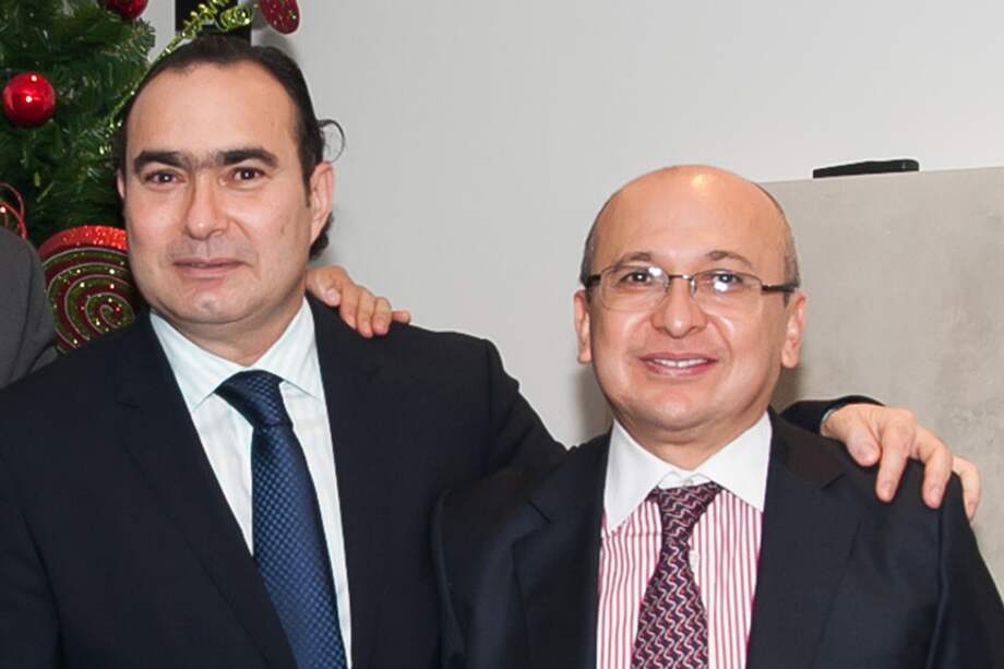 El magistrado Jorge Pretelt y el fiscal Eduardo Montealegre, en otros tiempos. Hoy están más enfrentados que nunca. / KienyKe