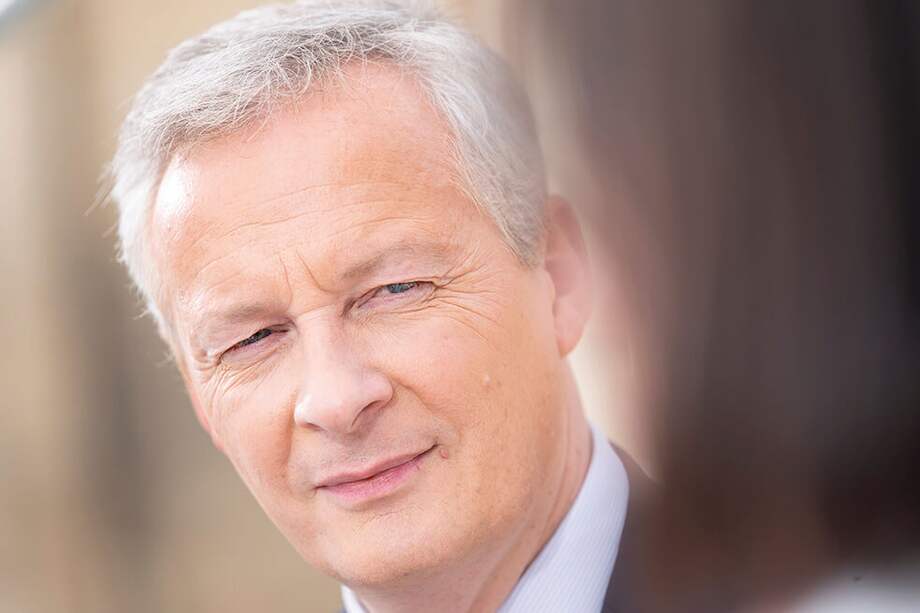 Bruno Le Maire, ministro francés de Finanzas. / Bloomberg