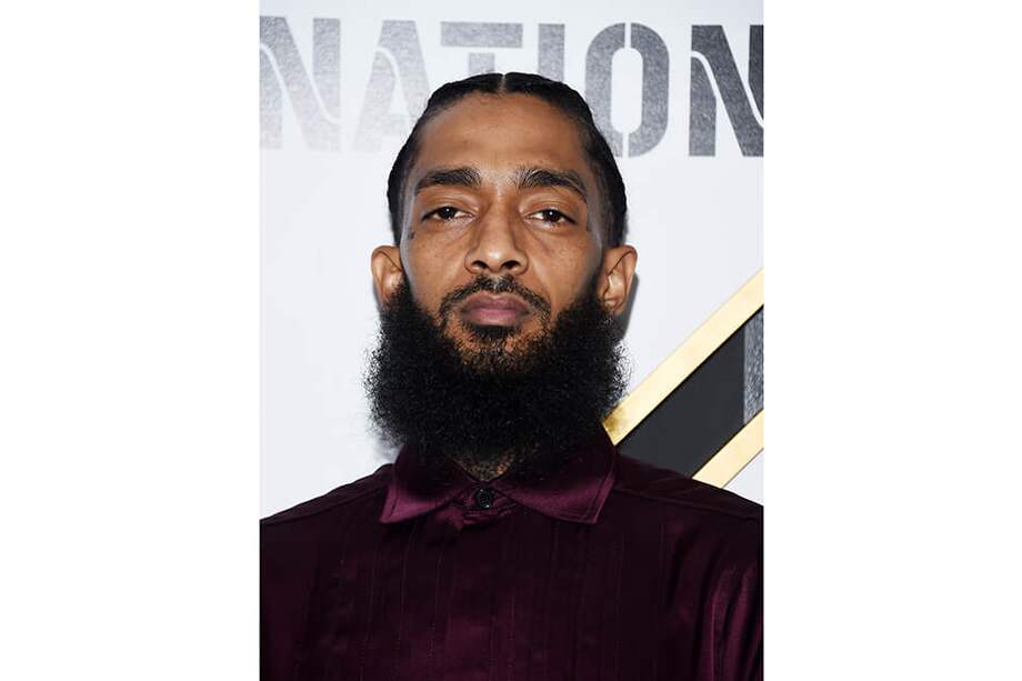 Ermias Asghedom, el nombre real de Nipsey Hussle, nació en Los Ángeles en 1985 y se hizo famoso en la escena hip-hop de la urbe californiana como un artista orgulloso de sus orígenes callejeros. / AFP