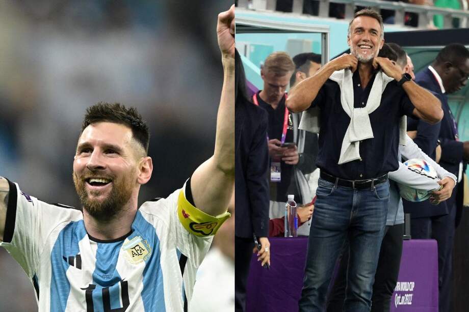Lionel Messi y Gabriel Batistuta