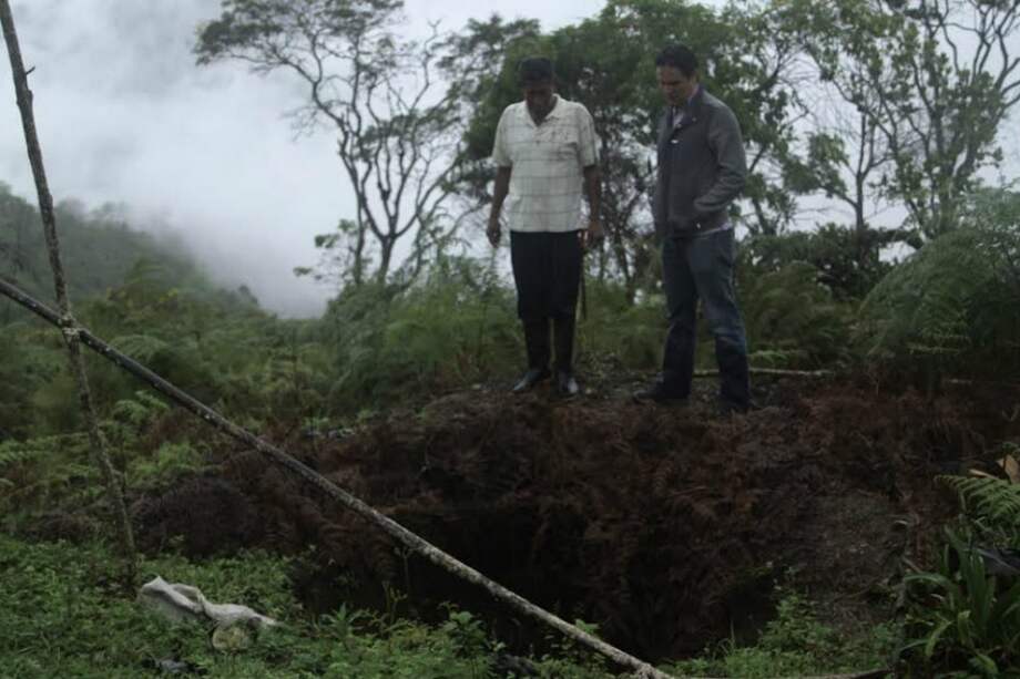 Screen del documental “Los fantasmas de Yarumales”. Foto: VICE Staff