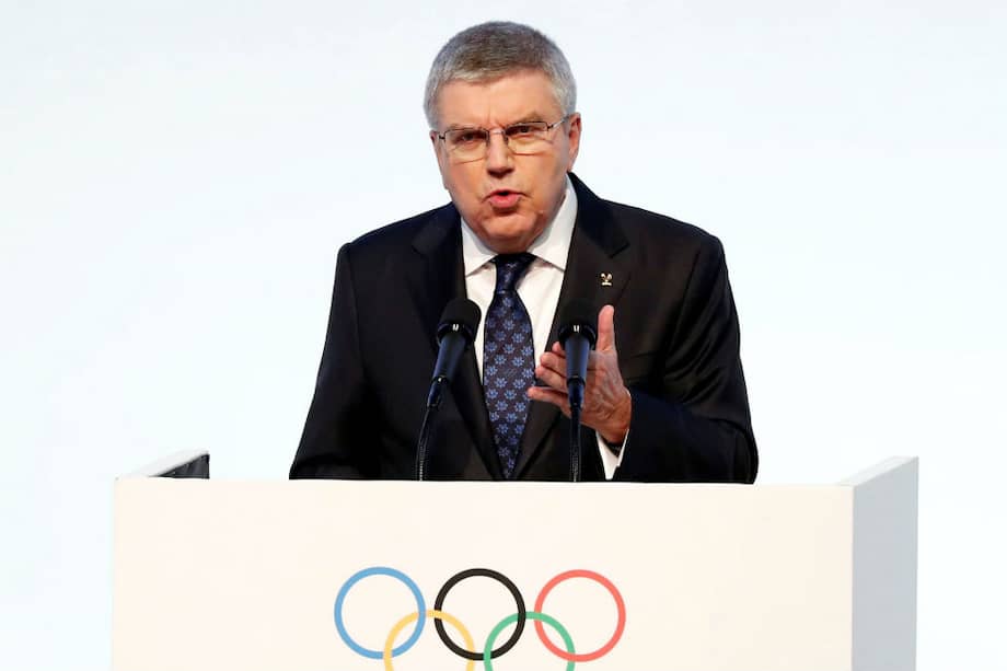 Thomas Bach, presidente del Comité Olímpico Internacional. / AFP