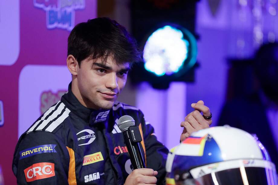 Sebastián Montoya, piloto de la Fórmula 2.