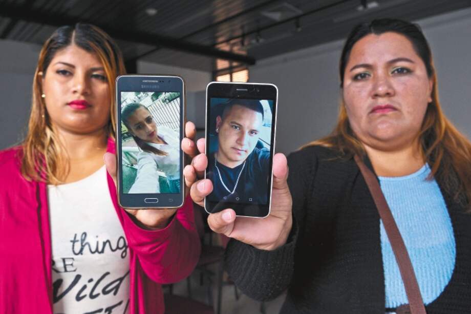 Ana Velasco, hermana de Katty Velasco; Elvia Villacis, hermana de Óscar Villacis.