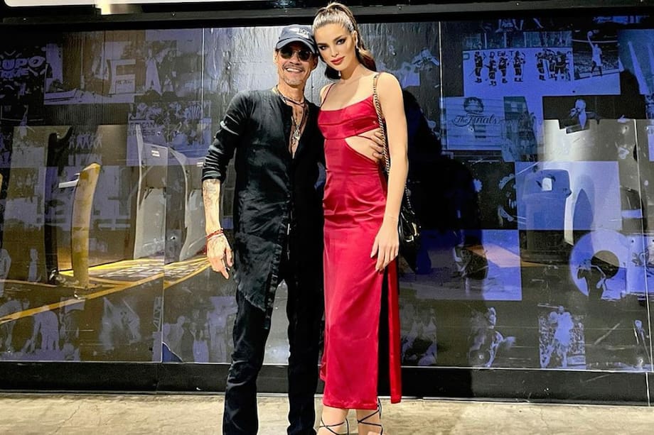 Marc Anthony y su nueva novia Nadia Ferreira